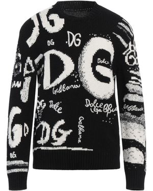 Dolce & Gabbana Jumper Virgin Wool, Viscose, Polyamide, Cashmere - Black