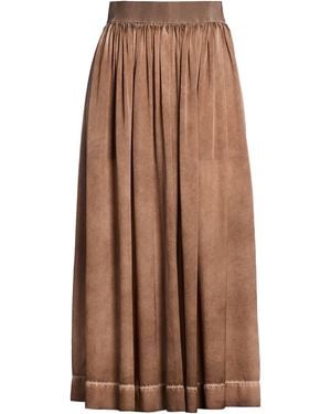 Uma Wang Midi Skirt - Brown