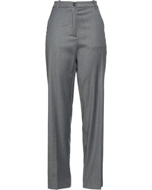パンツ SEMICOUTURE Viscose and virgin wool trousers Semicouture Viscose And Virgin Wool Trousers in Brown | Lyst