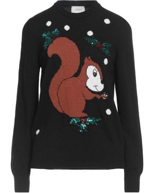 ViCOLO Sweater Viscose, Polyamide, Wool, Cashmere - Black