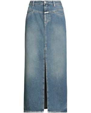 Closed Denim Skirt Cotton, Recycled Cotton - Blue