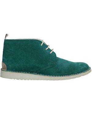 Angelo Nardelli Ankle Boots Soft Leather - Green