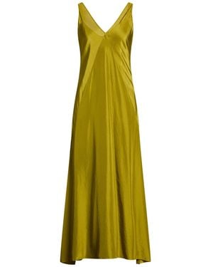 Pomandère Maxi Dress Silk - Green