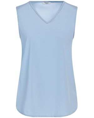 Peserico Light Top Silk, Elastane - Blue