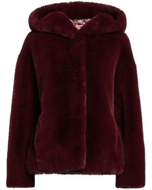 Gaelle Paris Shearling- & Kunstfell - Lila