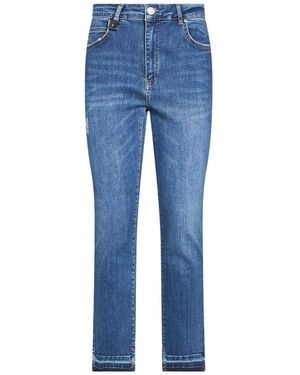 Gaelle Paris Jeans Cotton, Elastane - Blue