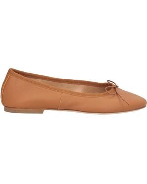 Anniel Ballet Flats Leather - Brown