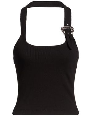 Versace Jeans Couture Top Cotton, Elastane - Black
