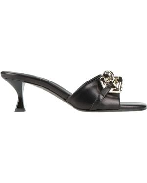 Love Moschino Sandals Leather - Black