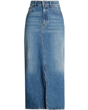 MSGM Denim Skirt Cotton - Blue