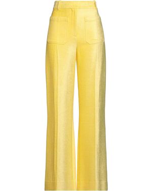 Victoria Beckham Trouser - Yellow