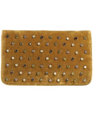 Red(V) Military Handbag Textile Fibers - Natural