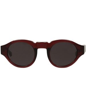 Linda Farrow Lunettes De Soleil - Marron