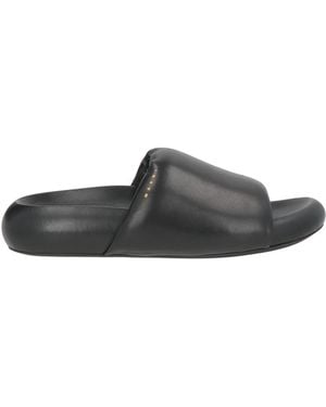 Marni Sandals Leather - Gray