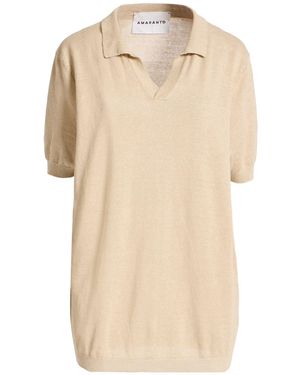 Amaranto Polo Shirt Linen, Cotton - Natural
