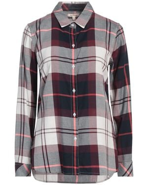 Barbour Burgundy Shirt Cotton - Blue