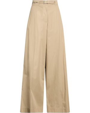 Dior Khaki Pants Cotton - Natural