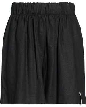 hinnominate Shorts & Bermuda Shorts Linen, Viscose - Black