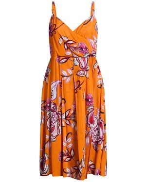 Kaos Midi Dress Viscose - Orange
