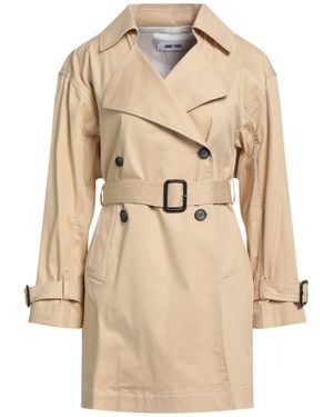 ANNIE PARIS Overcoat & Trench Coat Cotton, Elastane - Natural