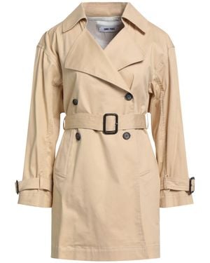 ANNIE PARIS Overcoat & Trench Coat Cotton, Elastane - Natural