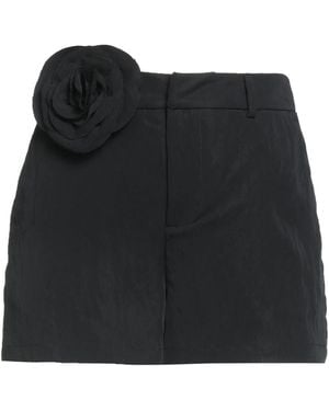 Blumarine Shorts & Bermuda Shorts Viscose, Polyamide, Polyester - Black