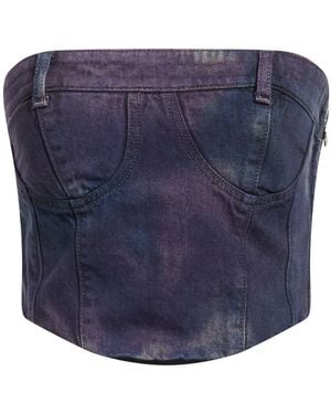 Patrizia Pepe Top Cotton - Blue