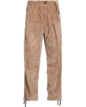 White Sand Trousers Polyester - Natural