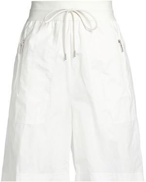 High Shorts & Bermuda Shorts - White