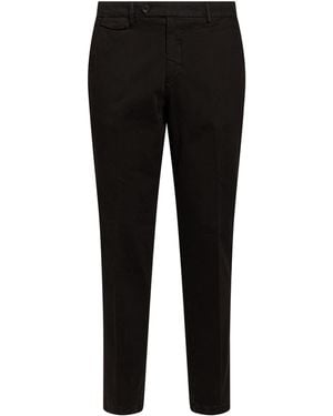 Paoloni Pants Cotton, Elastane - Black