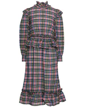 Ganni Vestito Midi - Grigio