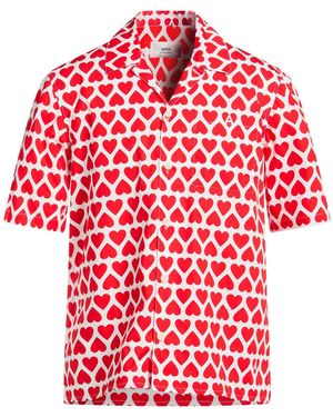 Ami Paris Shirt Cotton - Red