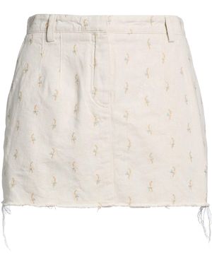 Lanvin Mini Skirt Cotton, Linen - Natural