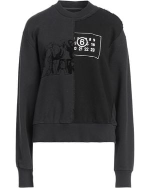 MM6 by Maison Martin Margiela Sweatshirt - Schwarz