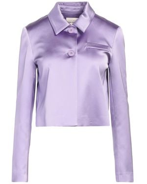 Semicouture Lilac Jacket Acetate, Polyamide, Elastane, Polyester - Purple