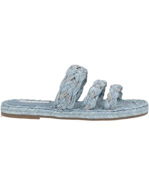 Aquazzura Light Espadrilles Natural Raffia - Blue