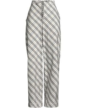 Burberry Pants Cotton - Gray