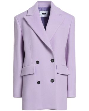 MSGM Manteau Long - Violet