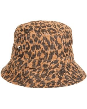 Bellerose Camel Hat Acrylic, Polyester, Recycled Cotton, Recycled Polyester - Brown