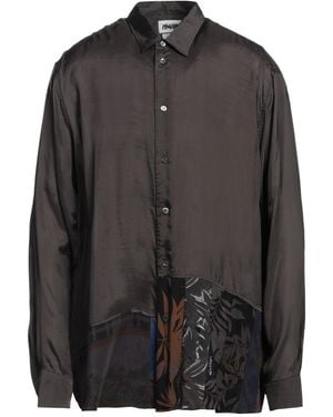 Magliano Charcoal Shirt Cupro, Silk - Black