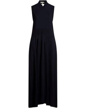 MERYLL ROGGE Midnight Maxi Dress Merino Wool - Blue