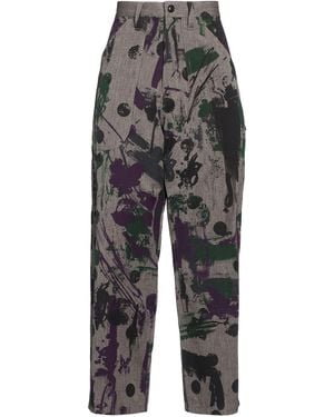 Y's Yohji Yamamoto Trousers Cotton - Grey