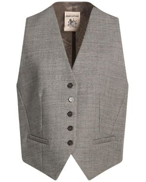 Semicouture Tailored Vest Virgin Wool - Gray