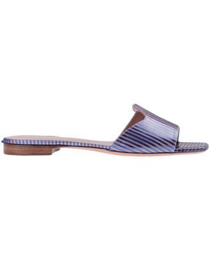 A.Bocca Sandals Leather, Textile Fibers - White