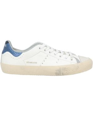 HIDNANDER Trainers Leather, Textile Fibres - White