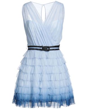 ERMANNO FIRENZE Mini Dress Polyamide - Blue