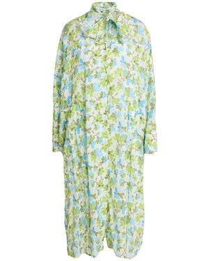 Caliban Midi Dress Cotton - Green