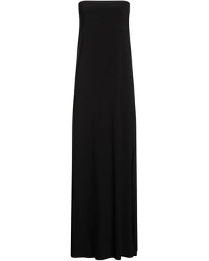 Norma Kamali Vestito Lungo - Nero