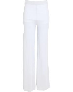 Peserico Light Pants Cotton, Polyamide, Viscose, Metallic Fiber, Elastane - White