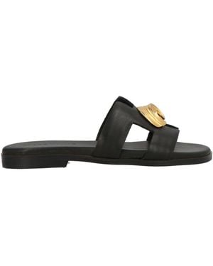 Tsakiris Mallas Sandals Leather - Black